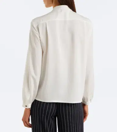 Max Mara Tie-neck silk blouse | Thumbnail 3 Max Mara Tie-neck silk blouse | Thumbnail 3