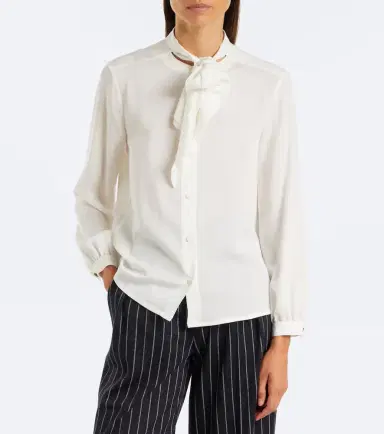 Max Mara Tie-neck silk blouse | Thumbnail 5 Max Mara Tie-neck silk blouse | Thumbnail 5