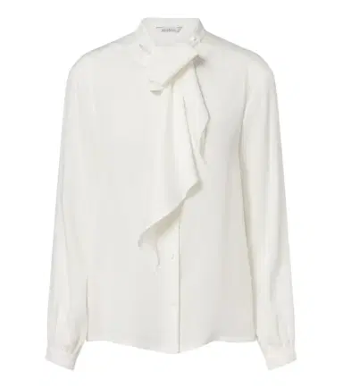 Max Mara Tie-neck silk blouse | Thumbnail 1 Max Mara Tie-neck silk blouse | Thumbnail 1