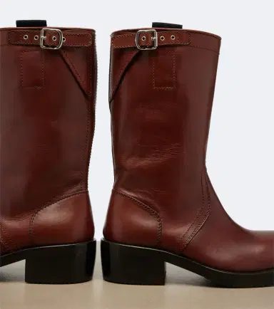 Dries Van Noten Leather biker boots | Thumbnail 3 Dries Van Noten Leather biker boots | Thumbnail 3