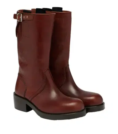 Dries Van Noten Leather biker boots | Thumbnail 1 Dries Van Noten Leather biker boots | Thumbnail 1