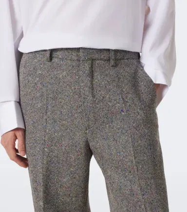 Dries Van Noten Checked wool straight pants | Thumbnail 2 Dries Van Noten Checked wool straight pants | Thumbnail 2