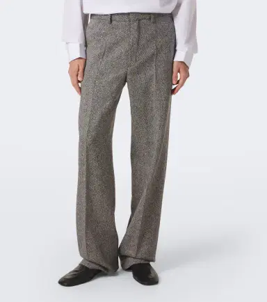 Dries Van Noten Checked wool straight pants | Thumbnail 4 Dries Van Noten Checked wool straight pants | Thumbnail 4
