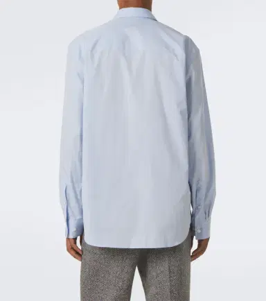 Dries Van Noten Cotton poplin shirt with tie | Thumbnail 6 Dries Van Noten Cotton poplin shirt with tie | Thumbnail 6