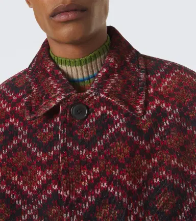 Dries Van Noten Printed cotton corduroy coat | Thumbnail 3 Dries Van Noten Printed cotton corduroy coat | Thumbnail 3