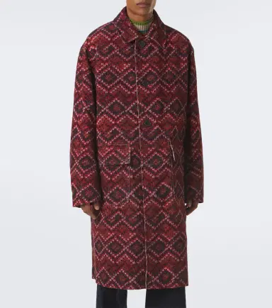 Dries Van Noten Printed cotton corduroy coat | Thumbnail 4 Dries Van Noten Printed cotton corduroy coat | Thumbnail 4