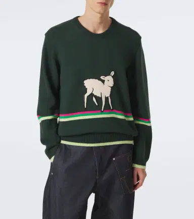JW Anderson Embroidered cotton sweater | Thumbnail 5 JW Anderson Embroidered cotton sweater | Thumbnail 5