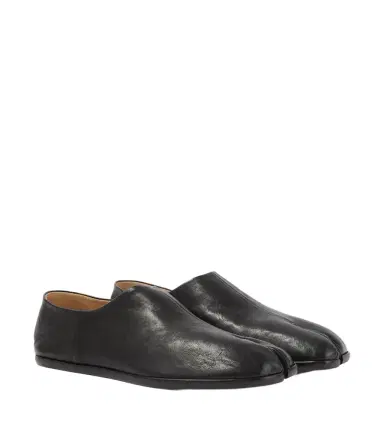 Maison Margiela Tabi leather slip-ons | Thumbnail 1 Maison Margiela Tabi leather slip-ons | Thumbnail 1