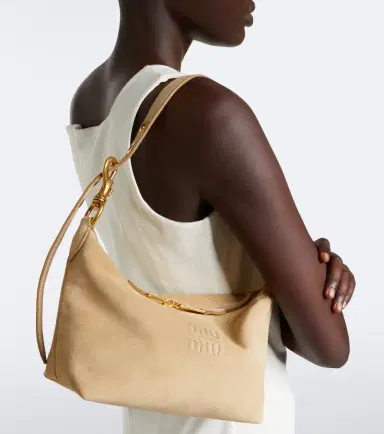 Miu Miu Spirit Small suede shoulder bag | Thumbnail 7 Miu Miu Spirit Small suede shoulder bag | Thumbnail 7