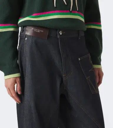 JW Anderson Embroidered wide-leg jeans | Thumbnail 2 JW Anderson Embroidered wide-leg jeans | Thumbnail 2