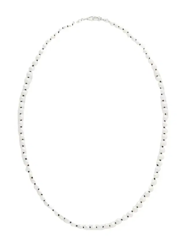Sterling Silver And Pearls Necklace Sterling Silver And Pearls Necklace