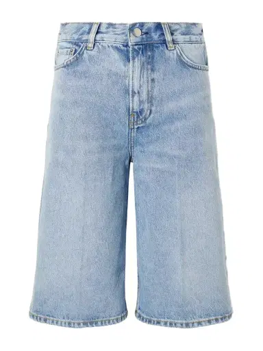 TOTEME Organic Denim Straight-leg Shorts | Thumbnail 1 TOTEME Organic Denim Straight-leg Shorts | Thumbnail 1