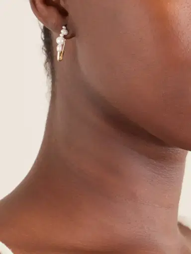 Loren Stewart 14-karat Gold Pearl Earring | Thumbnail 2 Loren Stewart 14-karat Gold Pearl Earring | Thumbnail 2