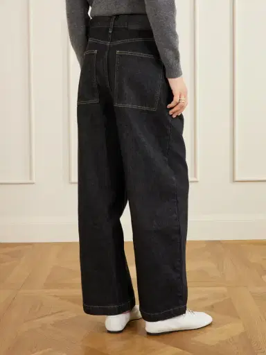 Studio Nicholson Neive Organic Low-rise Wide-leg Jeans | Thumbnail 3 Studio Nicholson Neive Organic Low-rise Wide-leg Jeans | Thumbnail 3