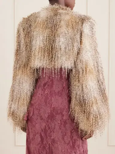 ANNA SUI Shearling Cropped Coat | Thumbnail 3 ANNA SUI Shearling Cropped Coat | Thumbnail 3