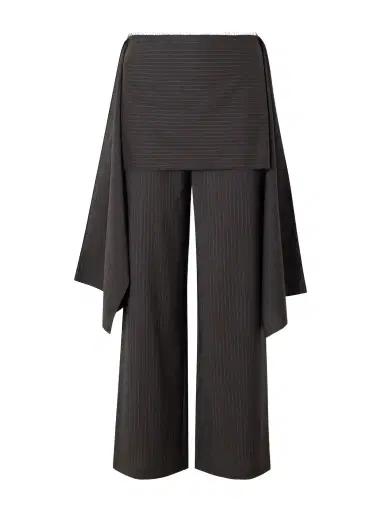 Deiji Studios Striped Wool Flared Pants | Thumbnail 1 Deiji Studios Striped Wool Flared Pants | Thumbnail 1