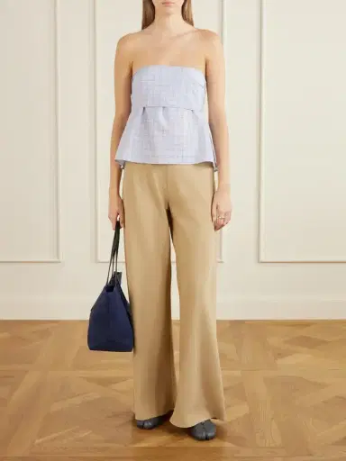 Deiji Studios Flow Checked Organic Cotton Blouse | Thumbnail 2 Deiji Studios Flow Checked Organic Cotton Blouse | Thumbnail 2