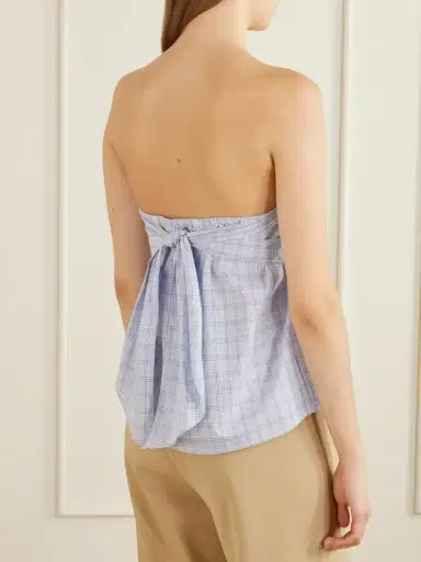 Deiji Studios Flow Checked Organic Cotton Blouse | Thumbnail 3 Deiji Studios Flow Checked Organic Cotton Blouse | Thumbnail 3