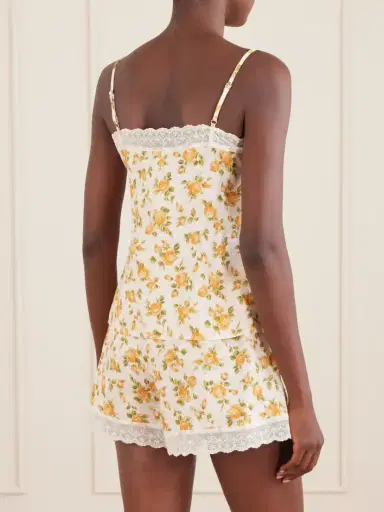 Miguelina Olympia Floral-printed Lace-trimmed Linen Cami | Thumbnail 3 Miguelina Olympia Floral-printed Lace-trimmed Linen Cami | Thumbnail 3