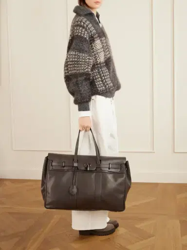 Brunello Cucinelli Leather Weekend Bag | Thumbnail 2 Brunello Cucinelli Leather Weekend Bag | Thumbnail 2