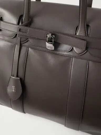 Brunello Cucinelli Leather Weekend Bag | Thumbnail 5 Brunello Cucinelli Leather Weekend Bag | Thumbnail 5