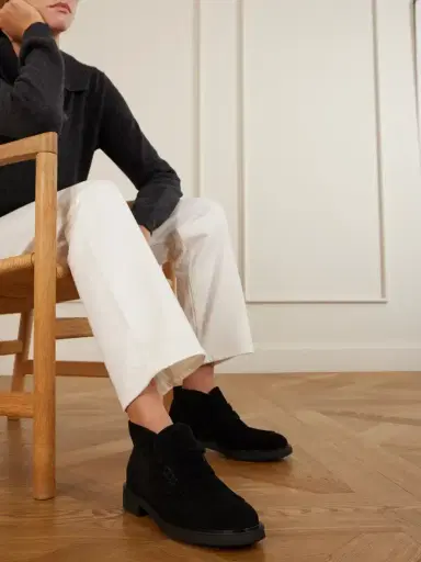 Gianvito Rossi Suede Ankle Boots | Thumbnail 2 Gianvito Rossi Suede Ankle Boots | Thumbnail 2