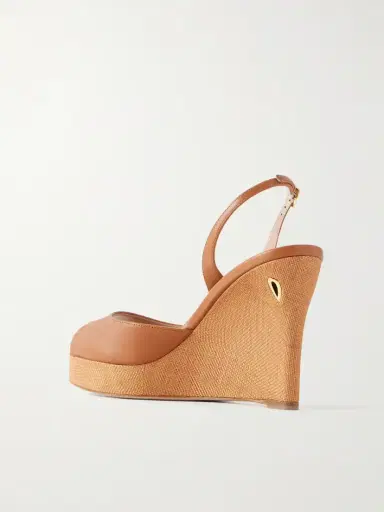 Jennifer Chamandi Nino 105 Leather Wedge Sandals | Thumbnail 3 Jennifer Chamandi Nino 105 Leather Wedge Sandals | Thumbnail 3