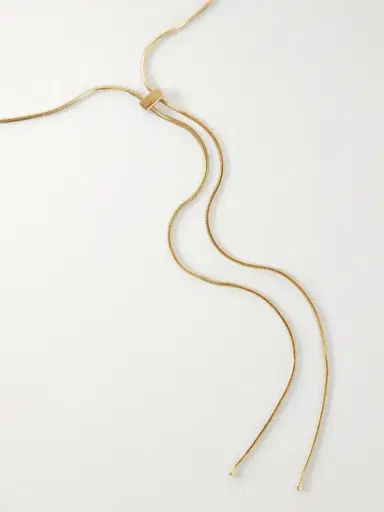 Loren Stewart Bolo Gold-pendant Sterling-silver Necklace | Thumbnail 3 Loren Stewart Bolo Gold-pendant Sterling-silver Necklace | Thumbnail 3