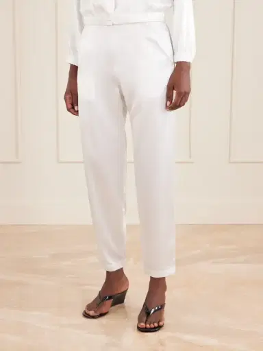 The Park Rebecca Silk-satin Straight-leg Pants | Thumbnail 3 The Park Rebecca Silk-satin Straight-leg Pants | Thumbnail 3