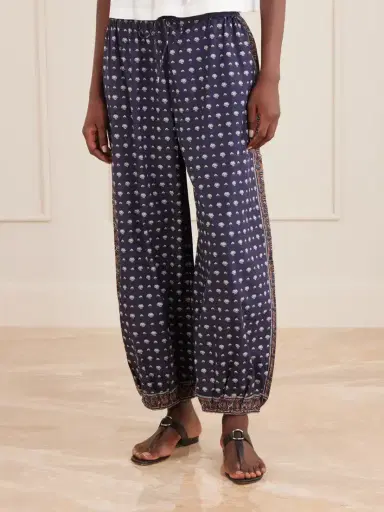 DÔEN Yarrow Printed Cotton Balloon Pants | Thumbnail 3 DÔEN Yarrow Printed Cotton Balloon Pants | Thumbnail 3