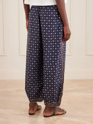 DÔEN Yarrow Printed Cotton Balloon Pants | Thumbnail 4 DÔEN Yarrow Printed Cotton Balloon Pants | Thumbnail 4