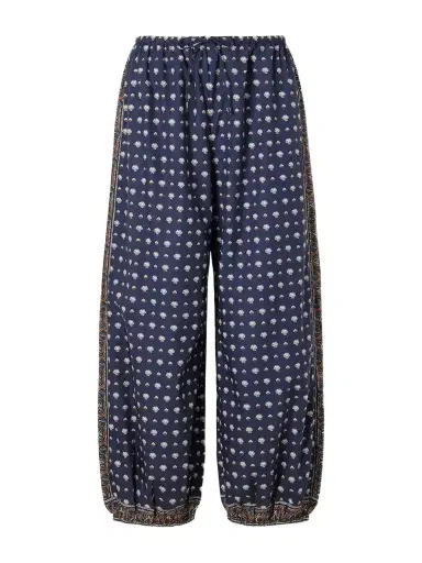 DÔEN Yarrow Printed Cotton Balloon Pants | Thumbnail 1 DÔEN Yarrow Printed Cotton Balloon Pants | Thumbnail 1