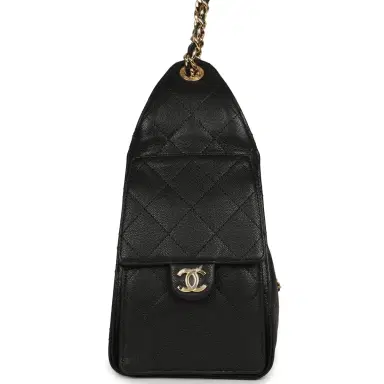 Chanel Chanel Small 25 Hobo Bag Black Caviar Gold Hardware | Thumbnail 3 Chanel Chanel Small 25 Hobo Bag Black Caviar Gold Hardware | Thumbnail 3
