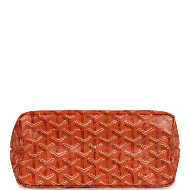 goyard Goyard Goyardine Orange Boheme Mini Hobo Bag Palladium Hardware | Thumbnail 6 goyard Goyard Goyardine Orange Boheme Mini Hobo Bag Palladium Hardware | Thumbnail 6
