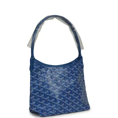 goyard Goyard Goyardine Sky Blue Boheme Mini Hobo Bag Palladium Hardware | Thumbnail 2 goyard Goyard Goyardine Sky Blue Boheme Mini Hobo Bag Palladium Hardware | Thumbnail 2
