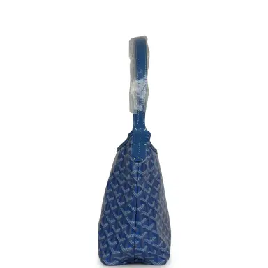 goyard Goyard Goyardine Sky Blue Boheme Mini Hobo Bag Palladium Hardware | Thumbnail 3 goyard Goyard Goyardine Sky Blue Boheme Mini Hobo Bag Palladium Hardware | Thumbnail 3