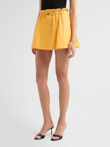 Vince Women's Cotton Pull-On Skirt | Thumbnail 4 Vince Women's Cotton Pull-On Skirt | Thumbnail 4