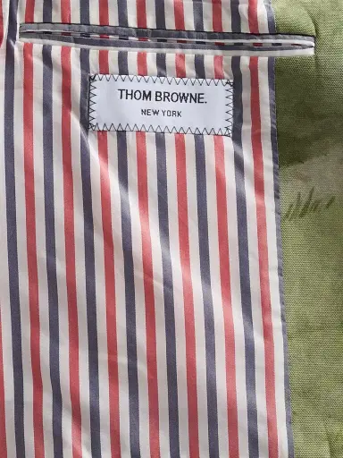 Thom Browne Men's Nantucket Scenic Linen-Cotton Sport Coat | Thumbnail 6 Thom Browne Men's Nantucket Scenic Linen-Cotton Sport Coat | Thumbnail 6
