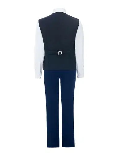 Moustache Little Boy's & Boy's Benito Vest Outfit - Navy - Size 14 | Thumbnail 2 Moustache Little Boy's & Boy's Benito Vest Outfit - Navy - Size 14 | Thumbnail 2