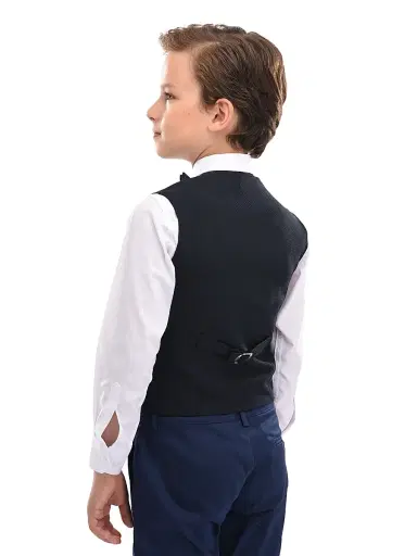 Moustache Little Boy's & Boy's Benito Vest Outfit - Navy - Size 14 | Thumbnail 5 Moustache Little Boy's & Boy's Benito Vest Outfit - Navy - Size 14 | Thumbnail 5