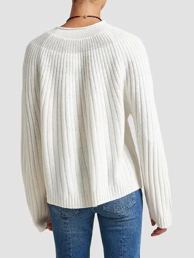La Ligne Women's Abel Sweater - Ivory - Size XL | Thumbnail 5 La Ligne Women's Abel Sweater - Ivory - Size XL | Thumbnail 5