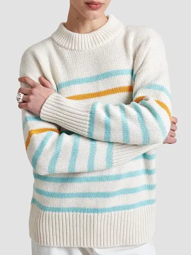La Ligne Women's Marin Sweater - Aqua | Thumbnail 2 La Ligne Women's Marin Sweater - Aqua | Thumbnail 2