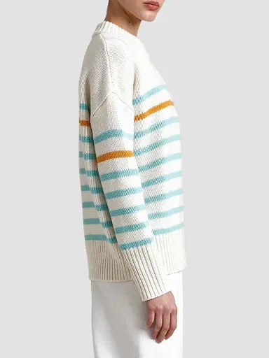 La Ligne Women's Marin Sweater - Aqua | Thumbnail 4 La Ligne Women's Marin Sweater - Aqua | Thumbnail 4