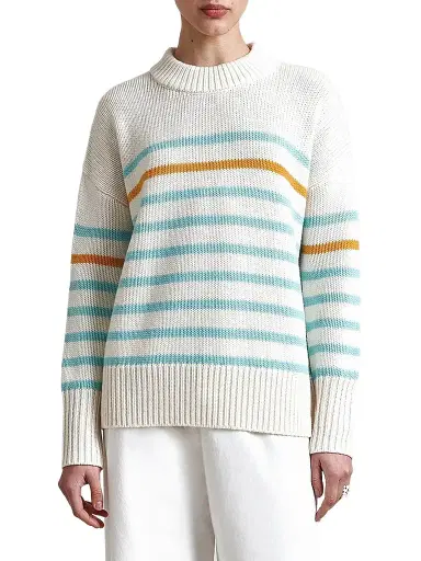 La Ligne Women's Marin Sweater - Aqua | Thumbnail 1 La Ligne Women's Marin Sweater - Aqua | Thumbnail 1