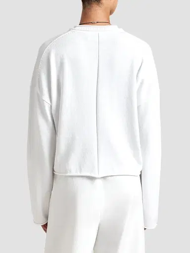 La Ligne Women's Cotton Dominick Sweater - Ivory - Size XL | Thumbnail 4 La Ligne Women's Cotton Dominick Sweater - Ivory - Size XL | Thumbnail 4