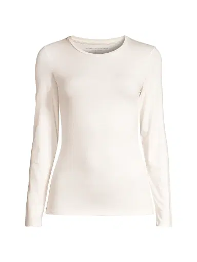 Majestic Filatures Women's Soft Touch Long-Sleeve Top - Cream | Thumbnail 1 Majestic Filatures Women's Soft Touch Long-Sleeve Top - Cream | Thumbnail 1