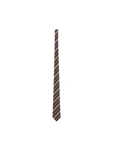 Saint Laurent Men's Striped Tie in Silk | Thumbnail 1 Saint Laurent Men's Striped Tie in Silk | Thumbnail 1
