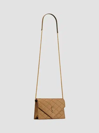 Saint Laurent Women's Paris Chain Wallet in Metallic Leather | Thumbnail 5 Saint Laurent Women's Paris Chain Wallet in Metallic Leather | Thumbnail 5
