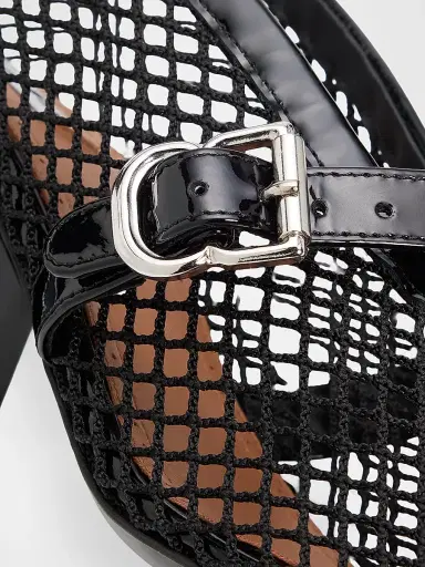 ALAIA Women's Fishnet 55MM Pumps - Noir | Thumbnail 5 ALAIA Women's Fishnet 55MM Pumps - Noir | Thumbnail 5