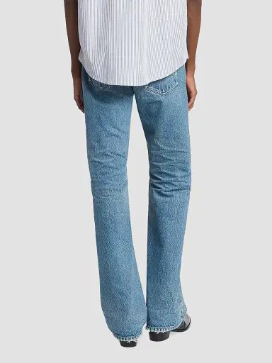 Saint Laurent Men's Cassandre Shirt in Striped Cotton Poplin - Craie Noir Bleu - Size 16.5 | Thumbnail 3 Saint Laurent Men's Cassandre Shirt in Striped Cotton Poplin - Craie Noir Bleu - Size 16.5 | Thumbnail 3